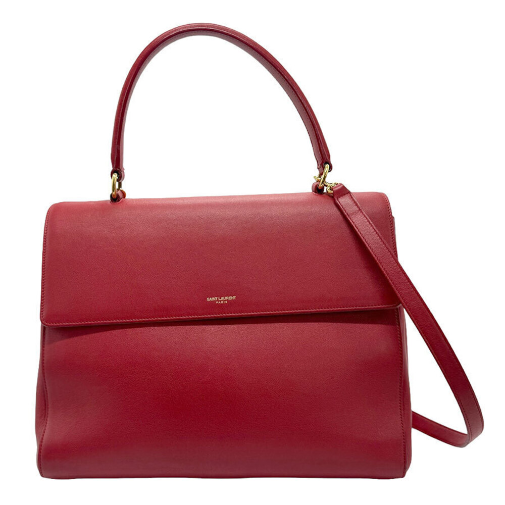 Saint Laurent 2way Shoulder Bag leather red